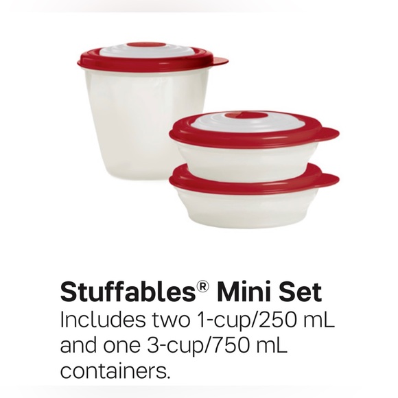 Tupperware Other - Tupperware Stuffables Mini 3pc Set